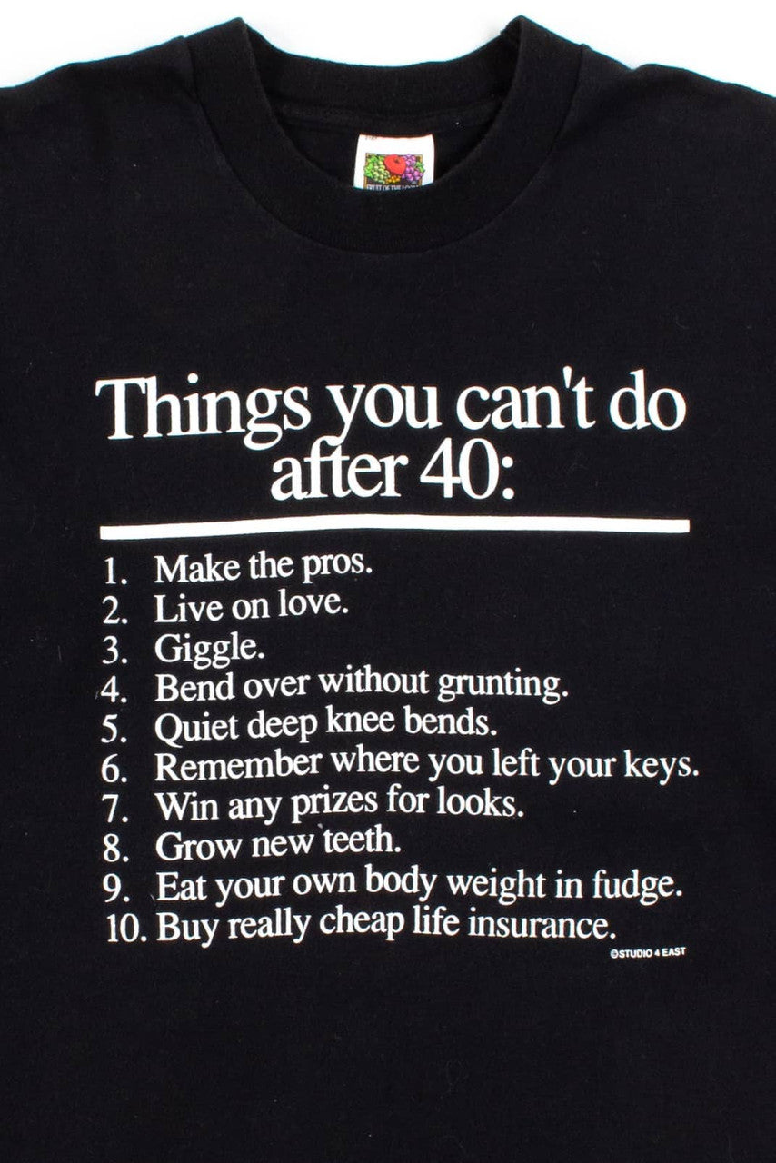 Vintage Life After 40 T-Shirt