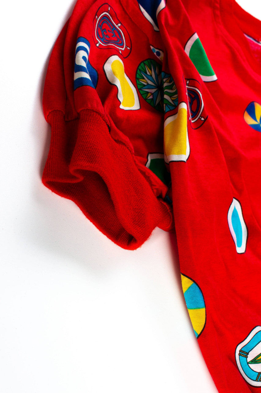 Vintage Gucci Circles Short Sleeve Top