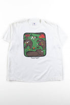 Vintage Off The Leash Food Fight T-Shirt (1986)