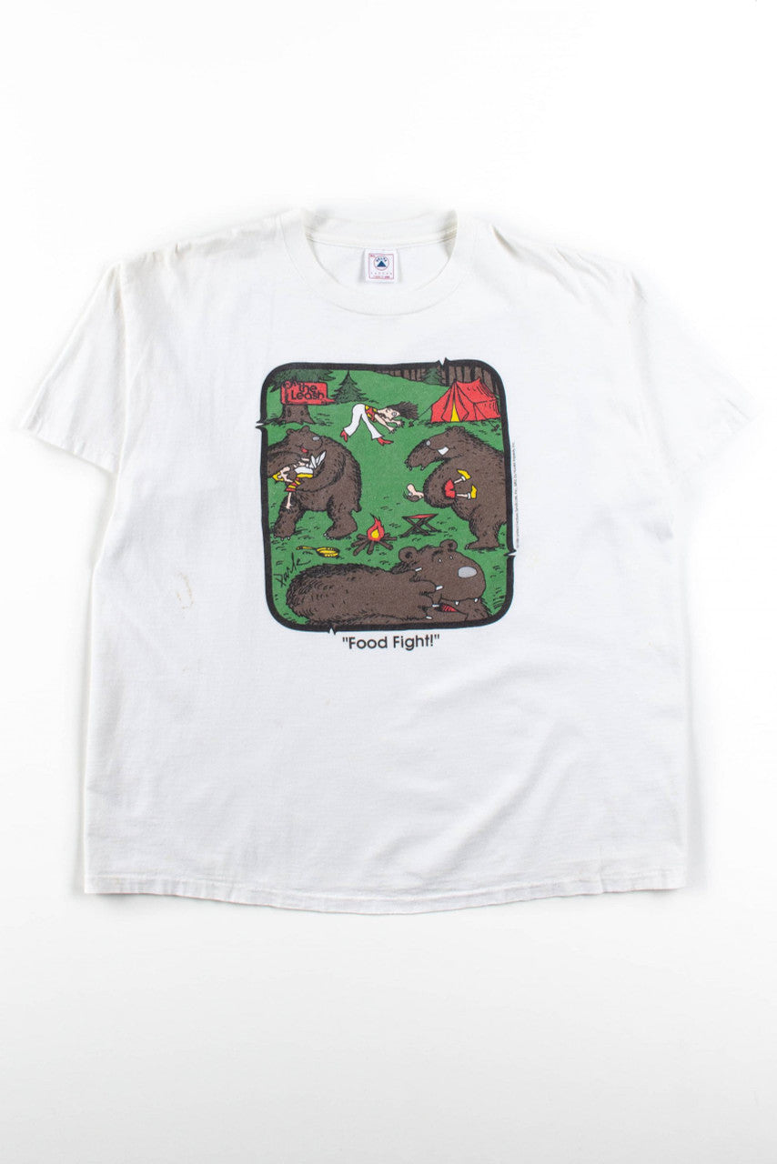 Vintage Off The Leash Food Fight T-Shirt (1986)