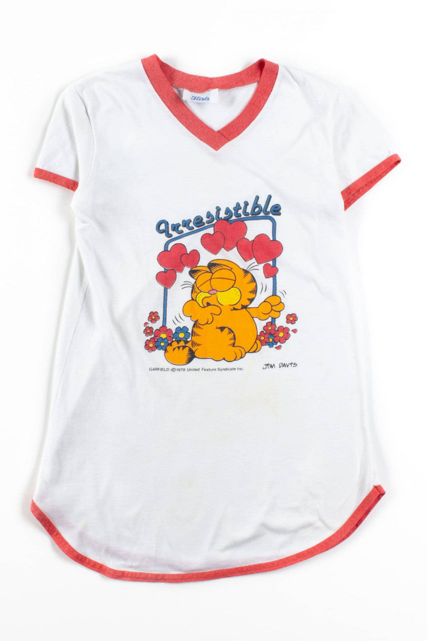 Vintage Irresistible Garfield Pajama T-Shirt