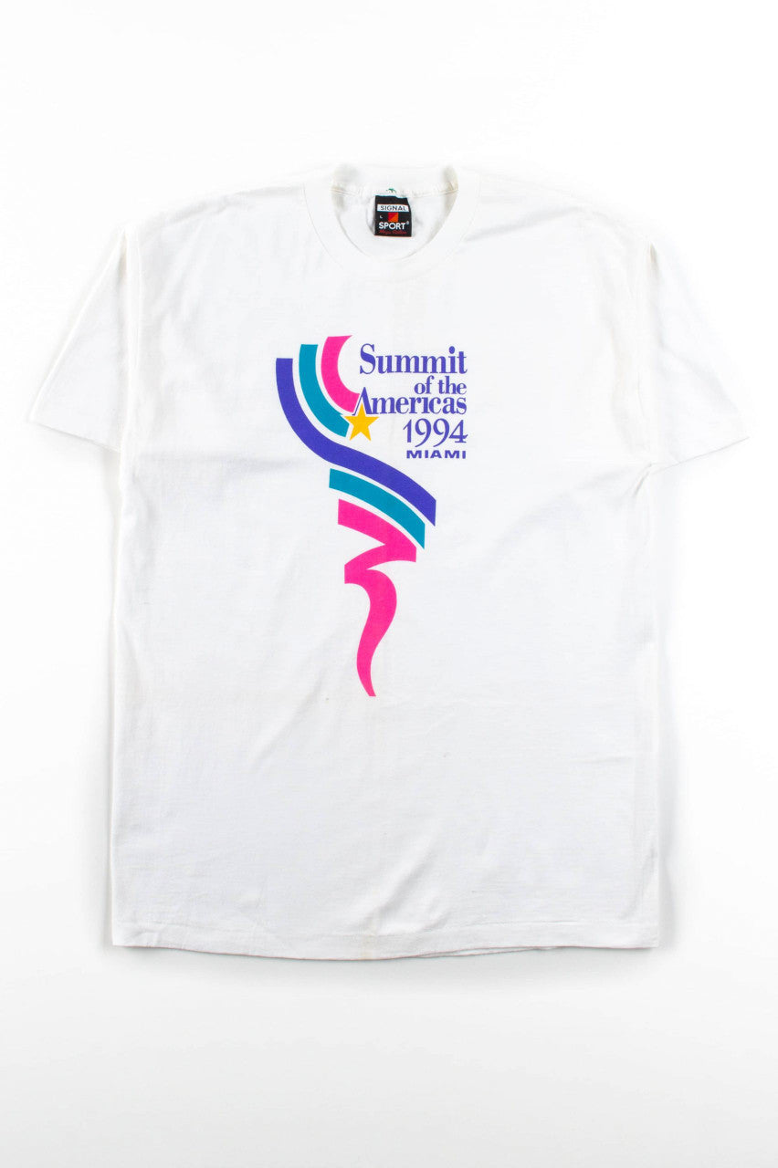 Vintage Summit Of The Americas T-Shirt (1994)