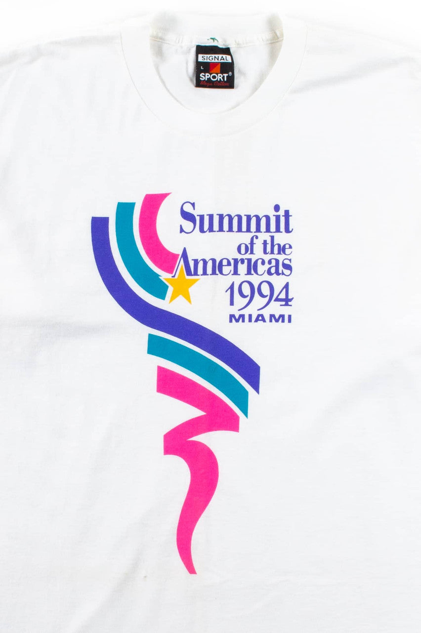 Vintage Summit Of The Americas T-Shirt (1994)