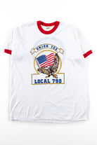 Vintage Union Yes Local 790 Ringer T-Shirt
