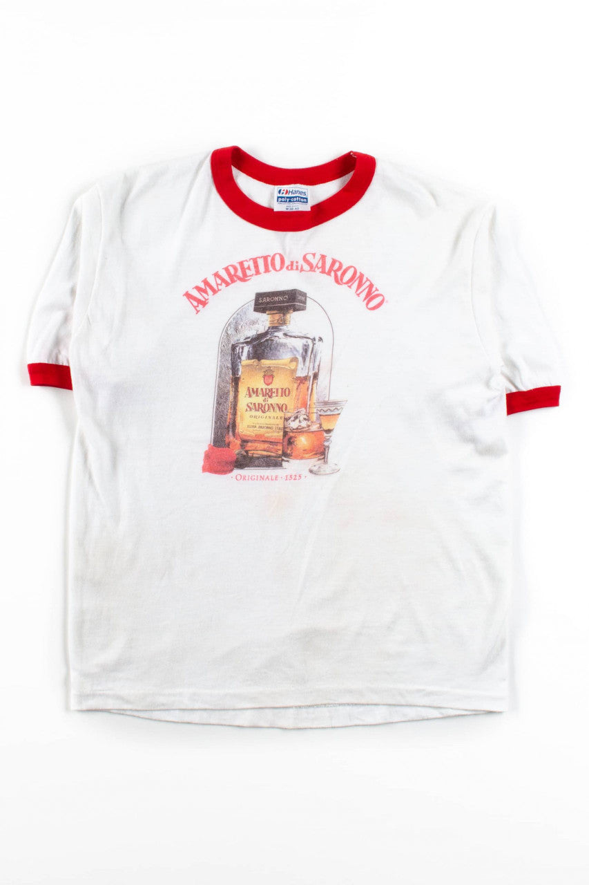 Vintage Amaretto diSaronno Ringer T-Shirt (M)