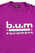 Vintage b.u.m. Equipment Cropped T-Shirt (1993)