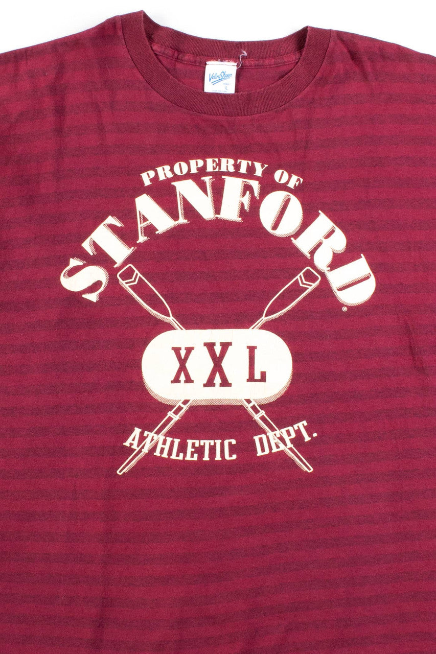Vintage Striped Stanford Athletic Dept. T-Shirt