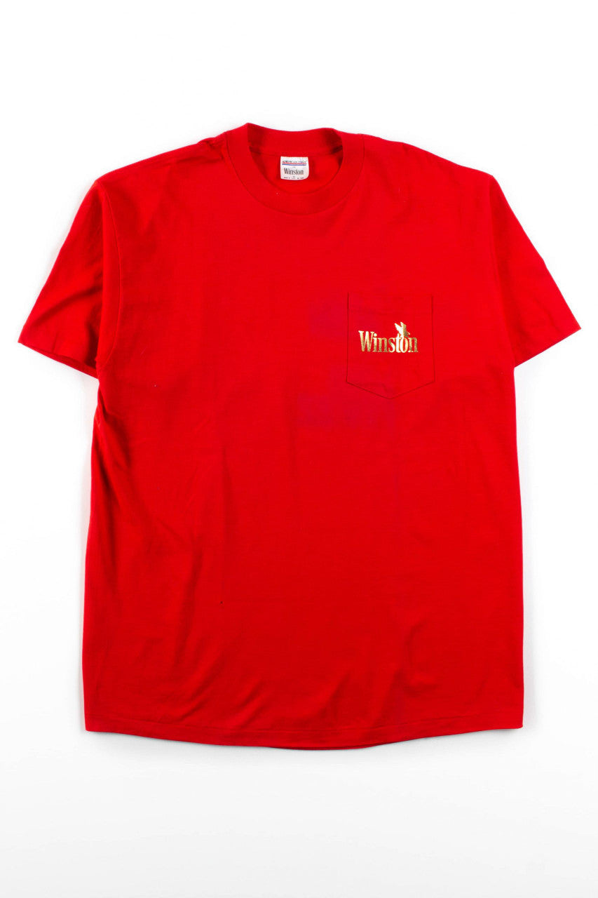 Vintage Winston Cigarettes Gold Eagle T-Shirt