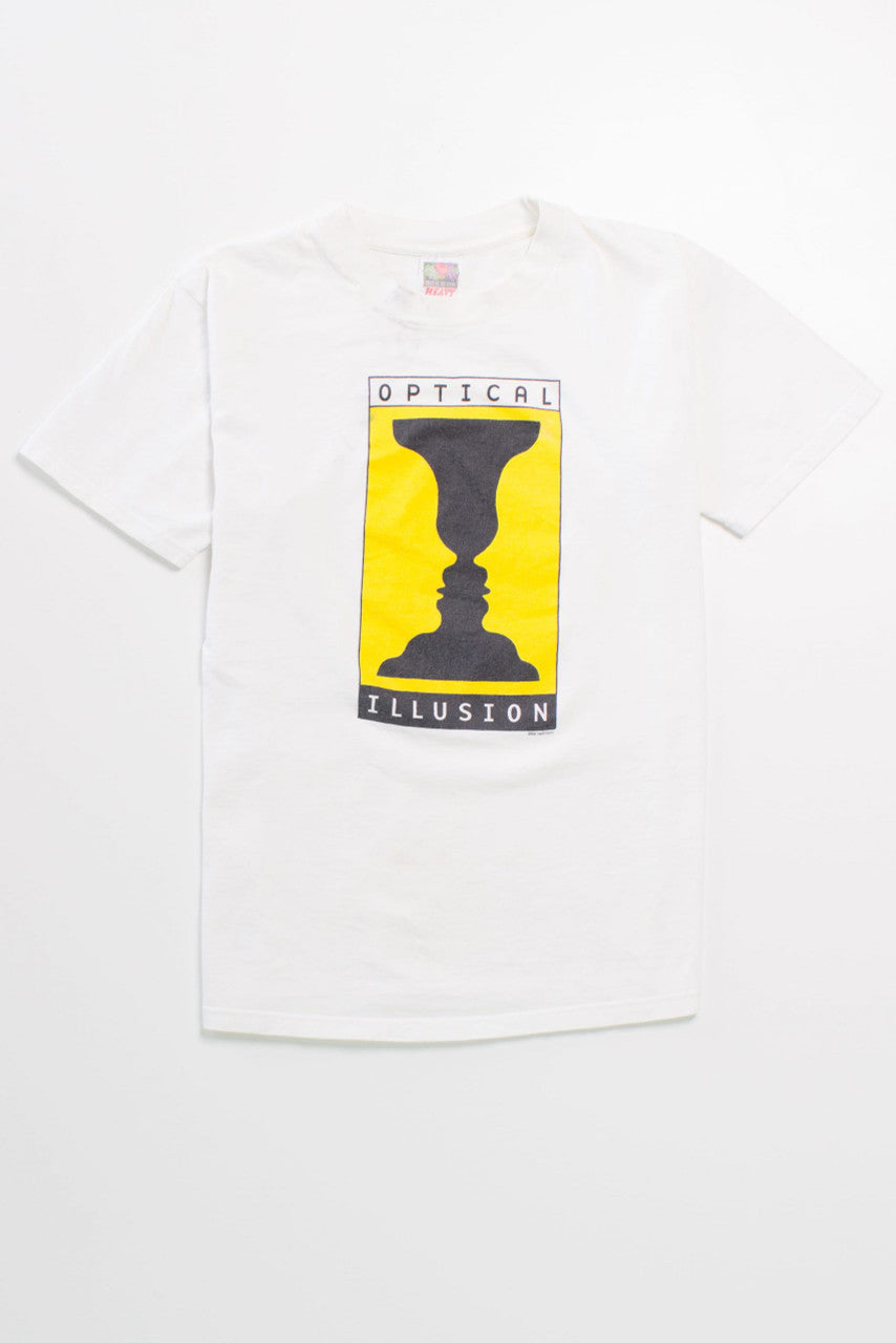 Optical Illusion Art Tee (1990s)