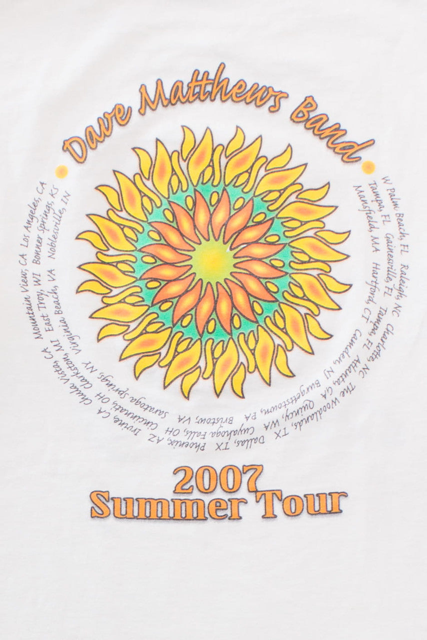 Vintage Dave Matthews Band 2007 Summer Tour T-Shirt