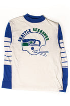 Vintage Seattle Seahawks Long Sleeve Kids T-Shirt (1980s)