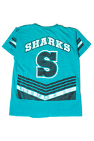 Vintage Destroyed San Jose Sharks T-Shirt (1990s)
