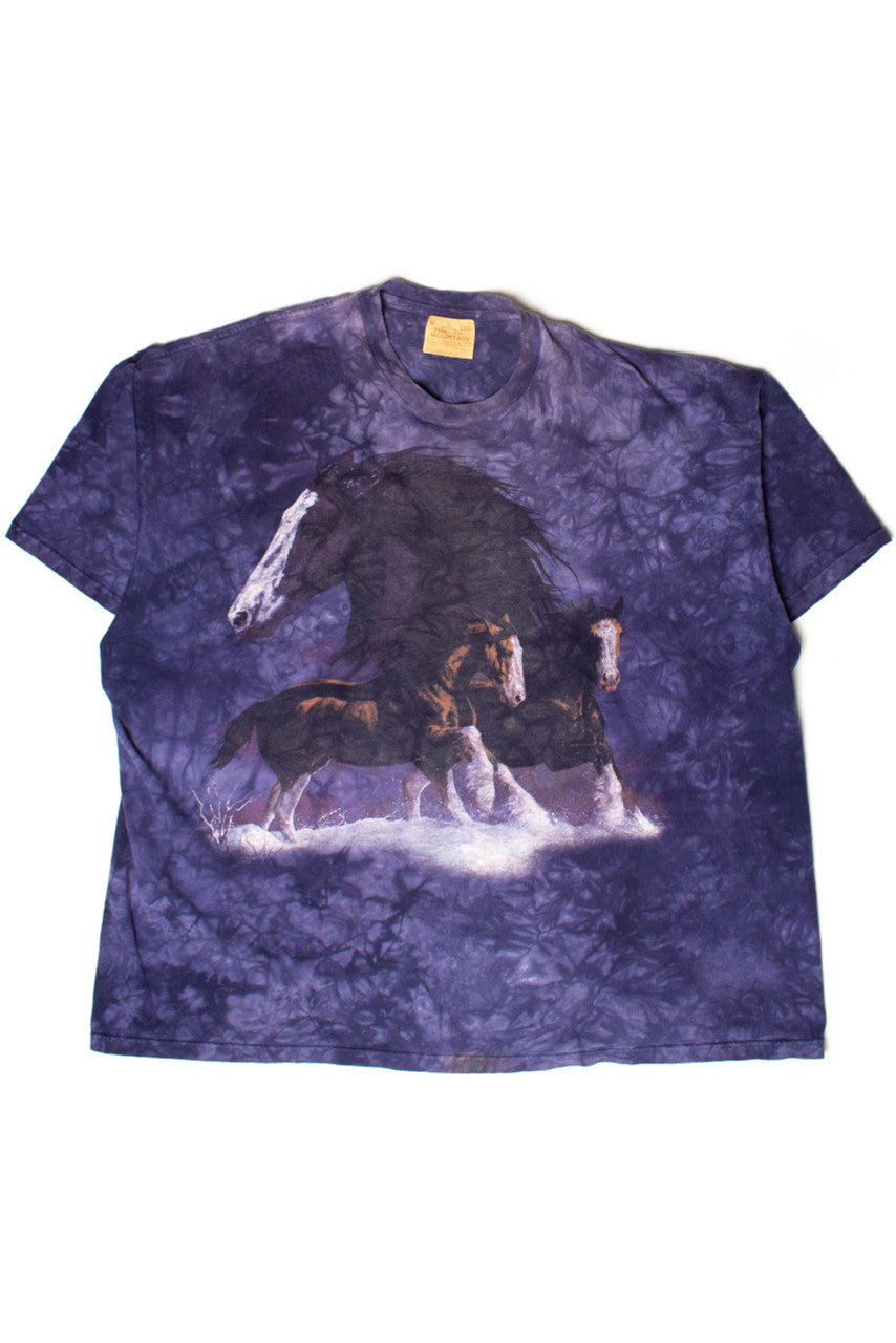 Vintage Wild Horses Tie Dye T-Shirt