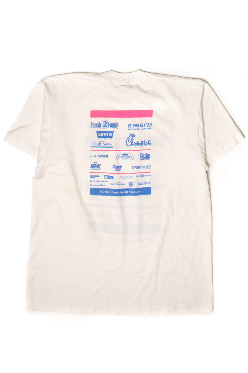 Vintage Georgia Pride 5K Fun Run T-Shirt (1990)