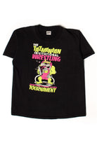 Vintage Tazmanian Invitational Wrestling Tournament T-Shirt (1990s)