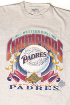 Vintage San Diego Padres Western Division Champions T-Shirt (1996)