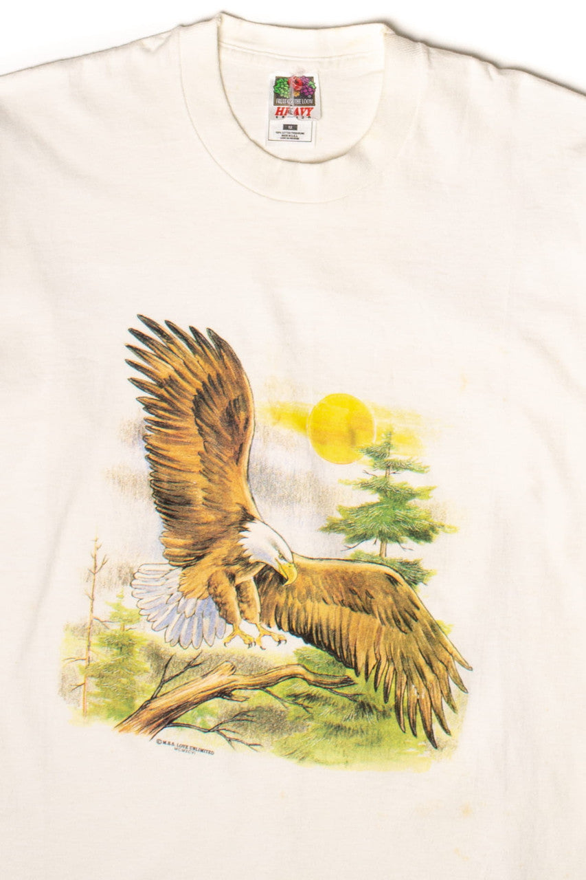 Vintage Bald Eagle Landing T-Shirt (1990s)