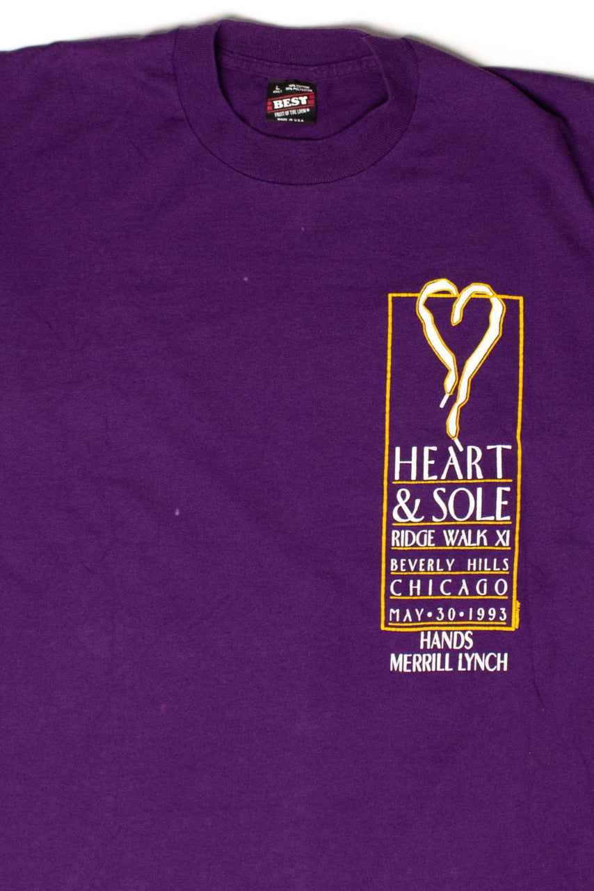 Vintage Heart & Sole Ridge Walk T-Shirt (1993)