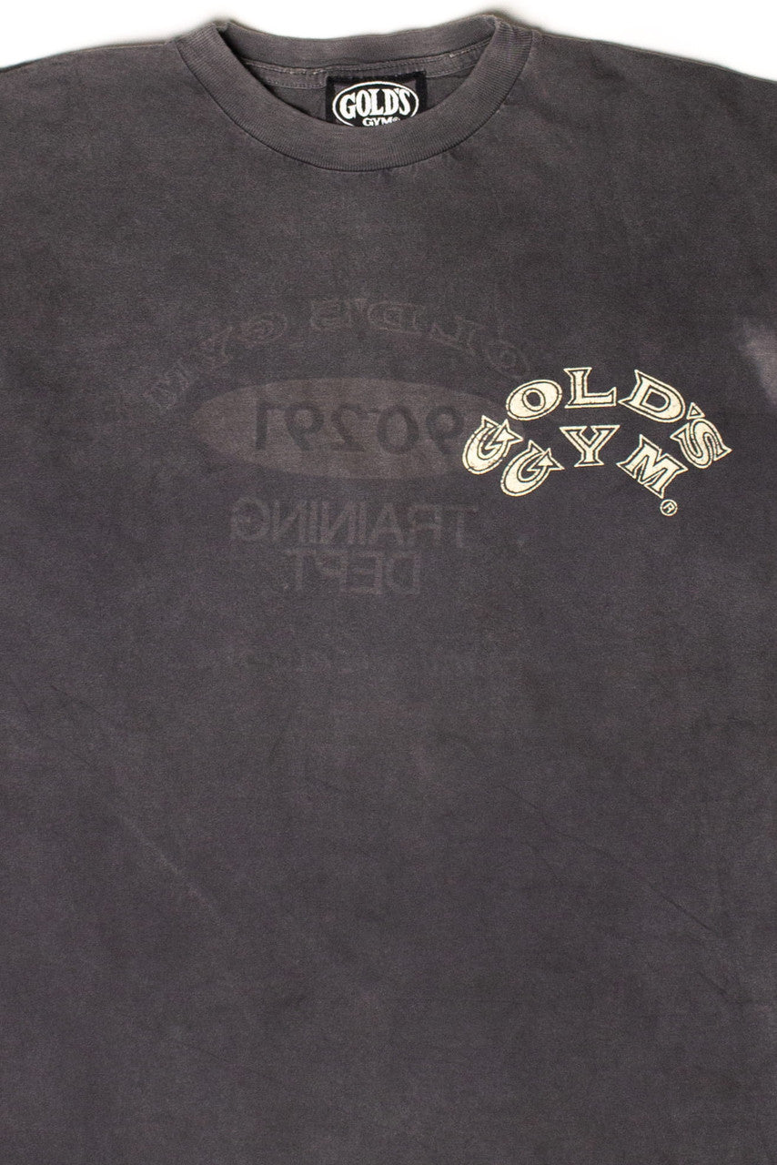 Vintage Faded Gold's Gym T-Shirt (1990s)