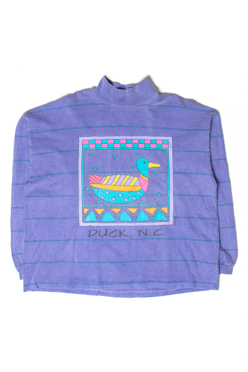 Vintage Oversized Duck, N.C. Long Sleeve T-Shirt (1990s)