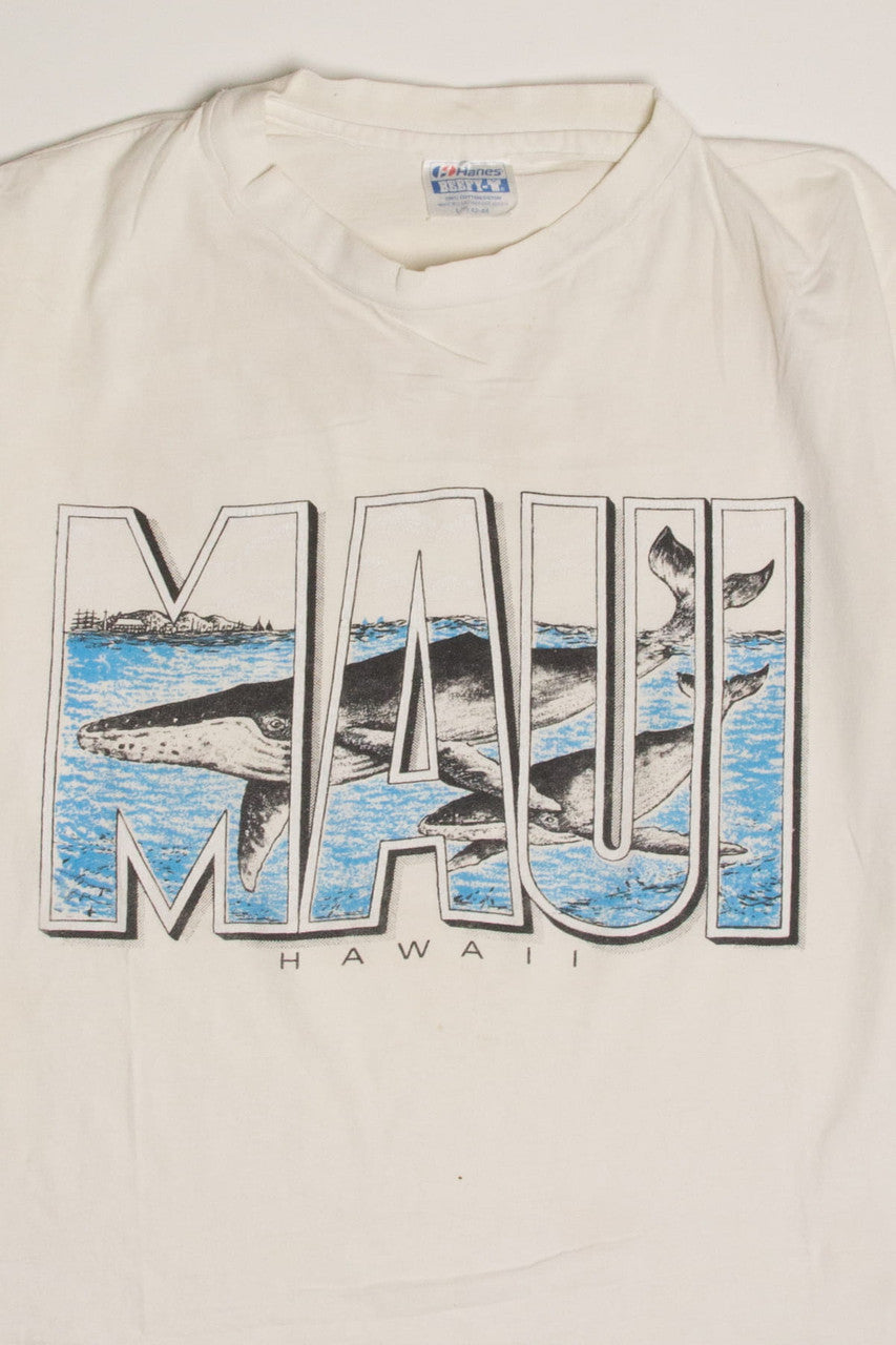 Vintage Maui Whale Watching T-Shirt (1990s)