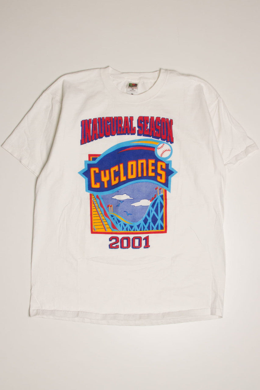 Vintage Brooklyn Cyclones Inaugural Season T-Shirt (2001)