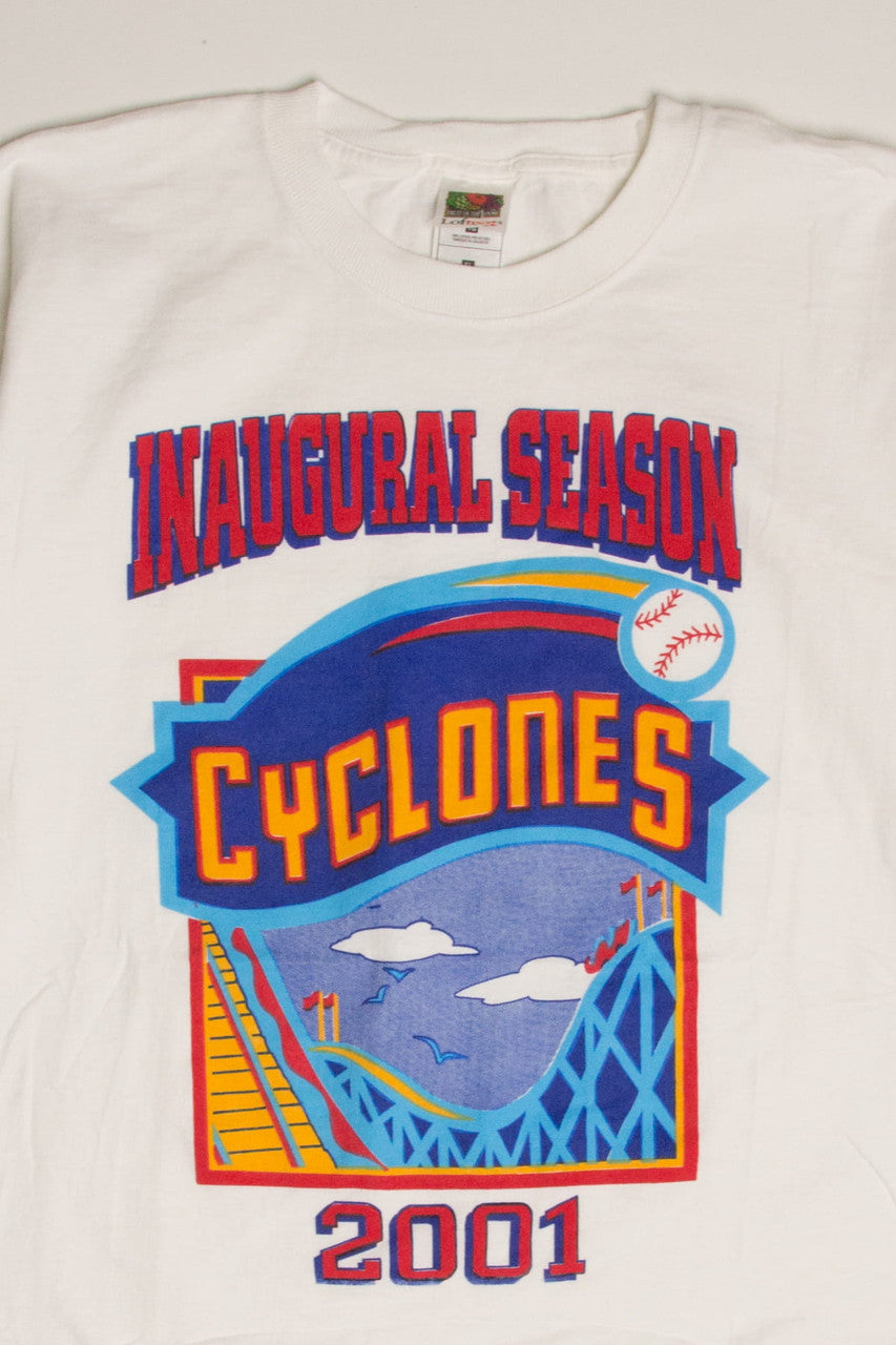 Vintage Brooklyn Cyclones Inaugural Season T-Shirt (2001)