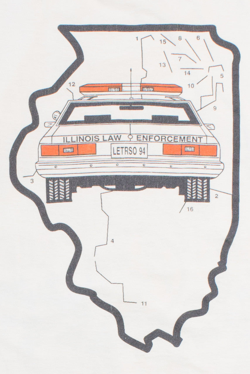 Vintage Law Enforcement 'Torch Run' T-Shirt (1994)