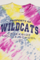 Youth Wildcats Creekside Middle School Tie Dye T-Shirt