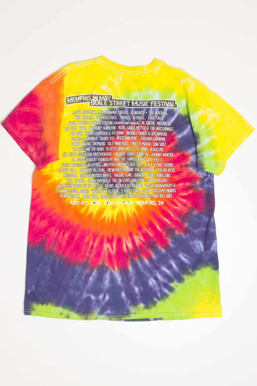 Beale Street Music Fest 2012 Tie Dye T-Shirt