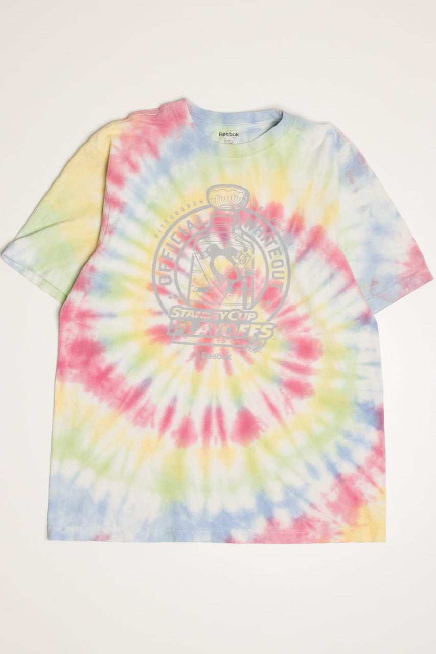 Pittsburgh Penguins Stanley Cup Playoffs Reebok Tie Dye T-Shirt