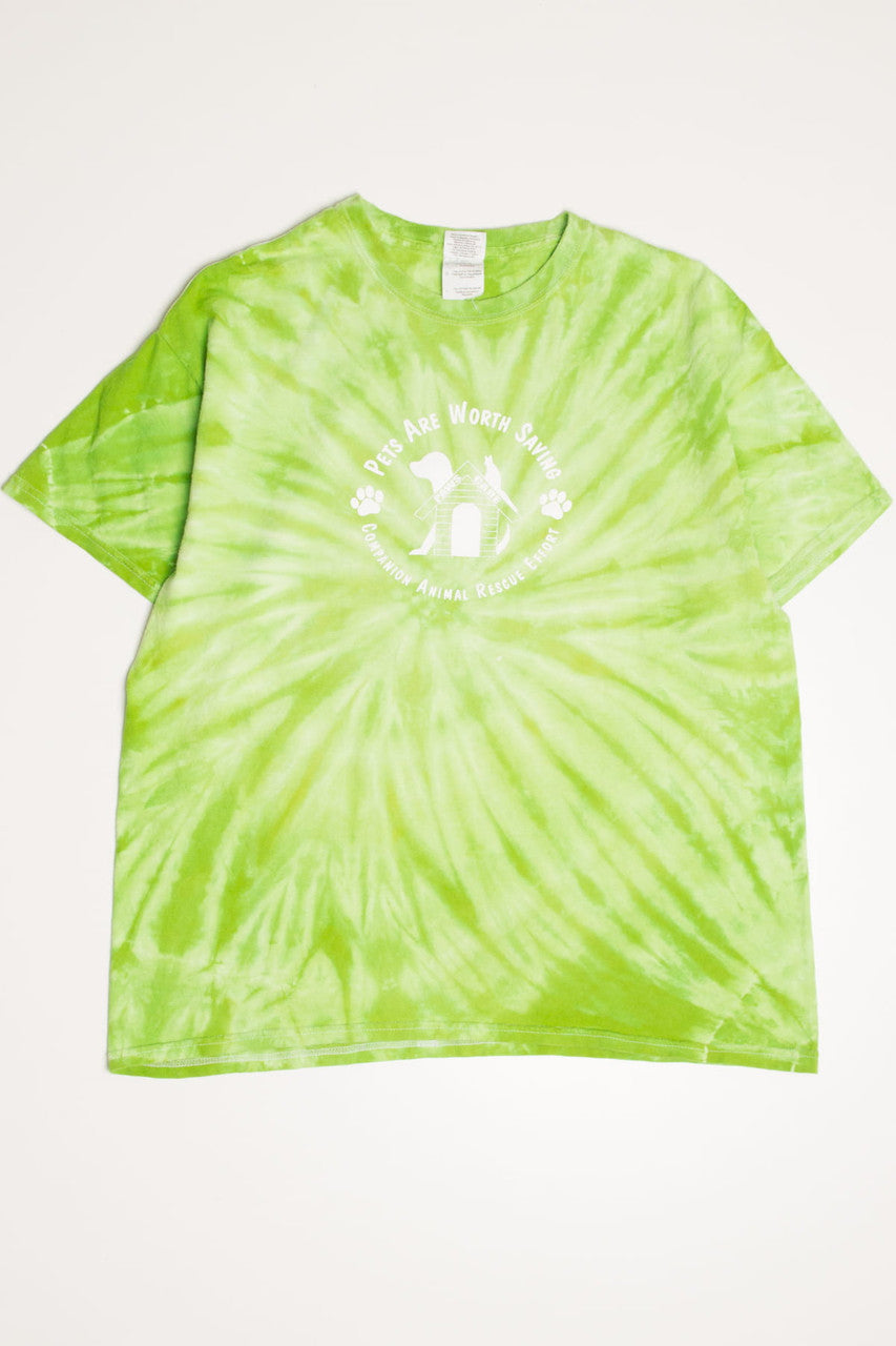 Pets Are Worth Saving Tie Dye T-Shirt