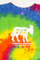 Fat Donkey Ranch & Winery Tie Dye T-Shirt