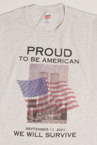 Vintage We Will Survive September 11th T-Shirt