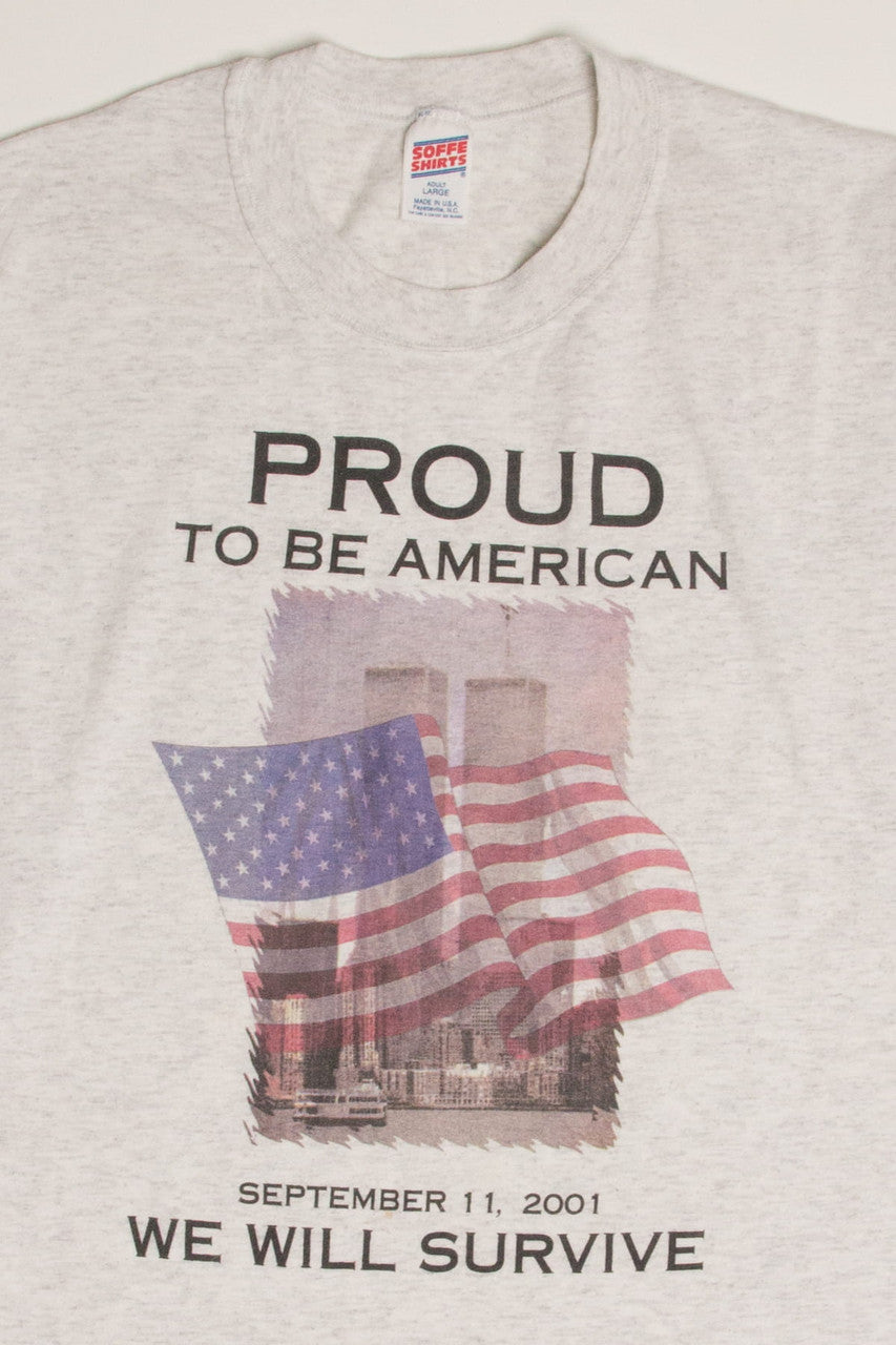 Vintage We Will Survive September 11th T-Shirt