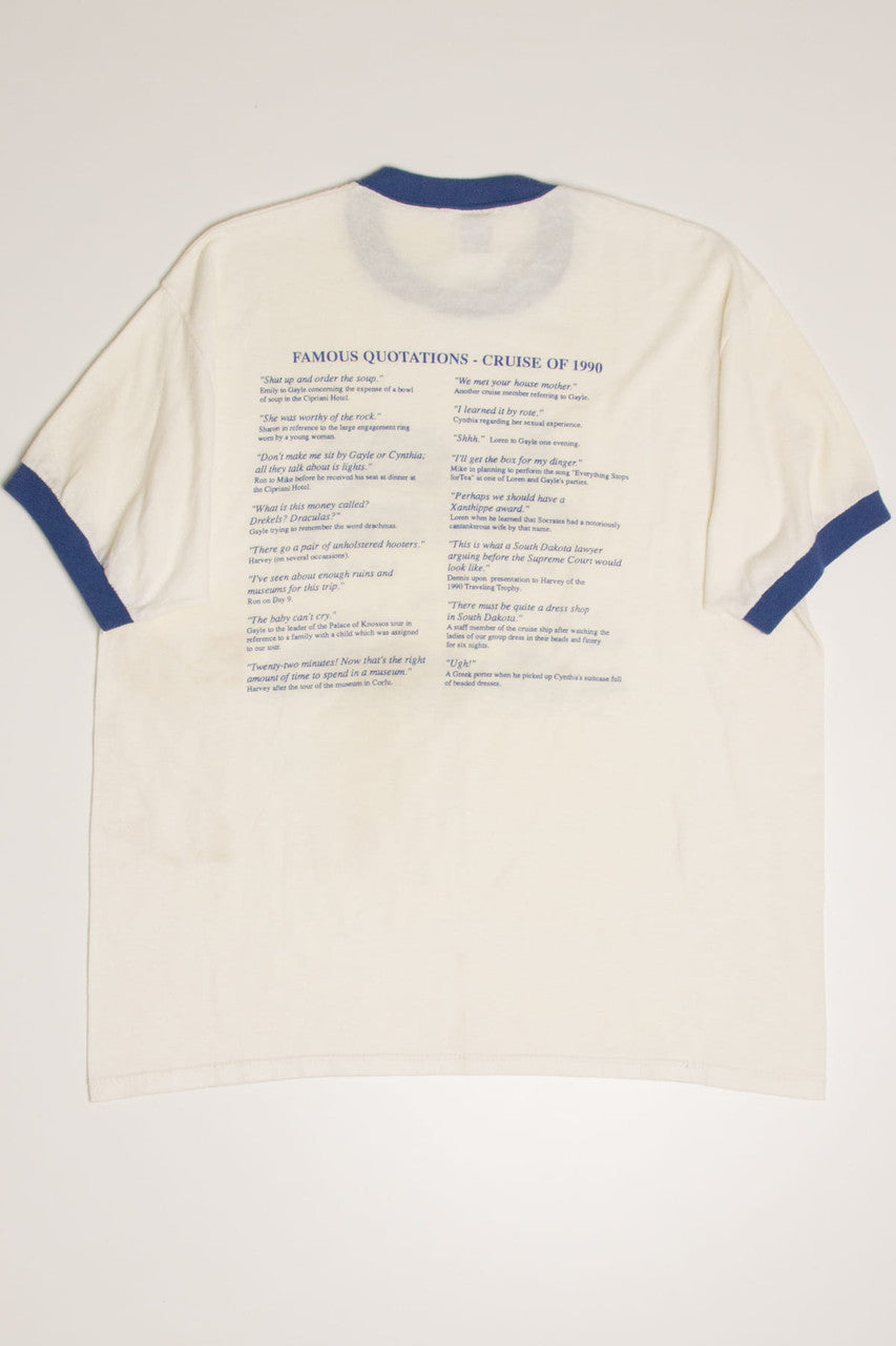 Vintage Spirit Cruise of 1990 Quotes T-Shirt