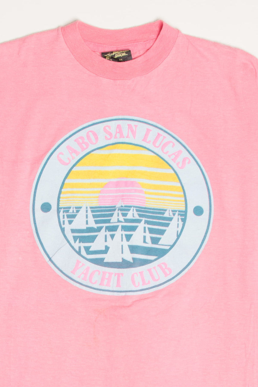 Vintage Cabo Yacht Club Souvenir T-Shirt (1990s)