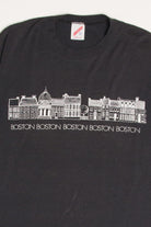 Vintage Boston Row Houses Souvenir T-Shirt
