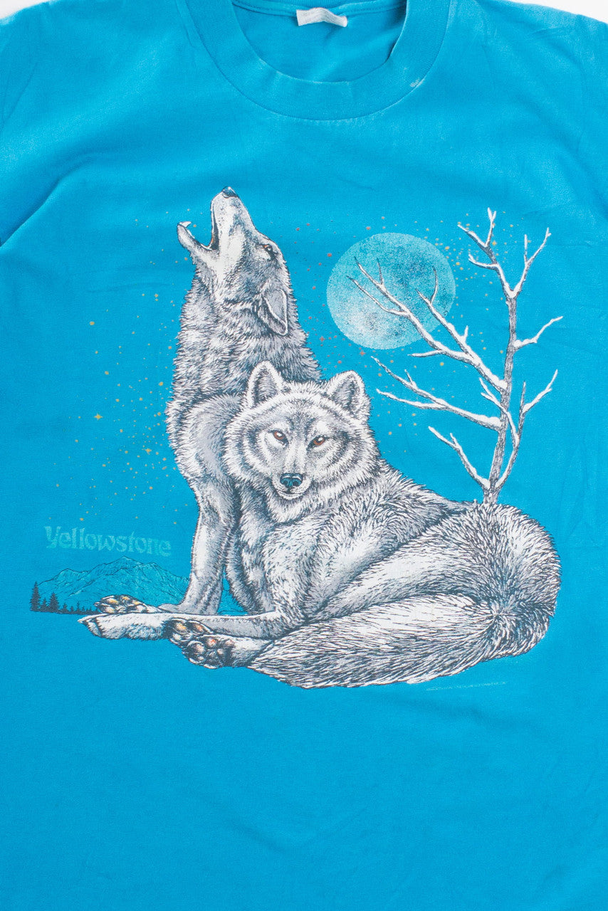 Vintage Wolf Yellowstone T-Shirt