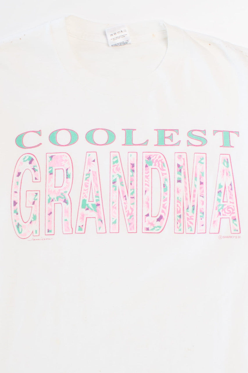 Vintage 'Coolest Grandma' T-Shirt (1990s)