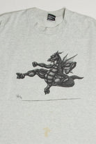 Fighting Dragon Single Stitch T-Shirt