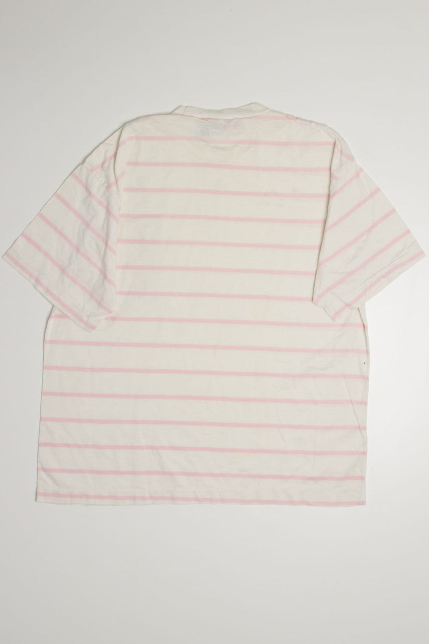Vintage Pink Striped T-Shirt