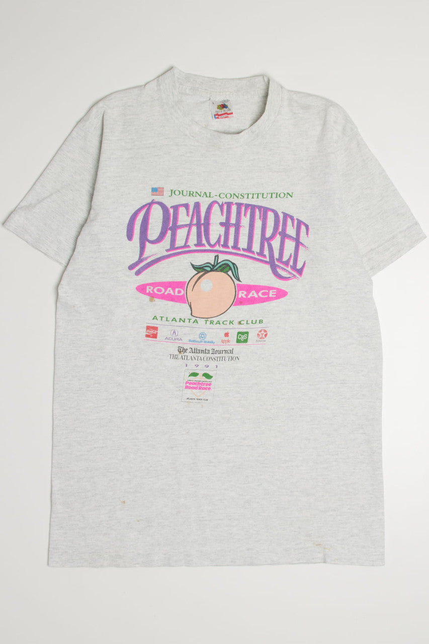 Peach Tree Road Race Track Club T-Shirt (1991)