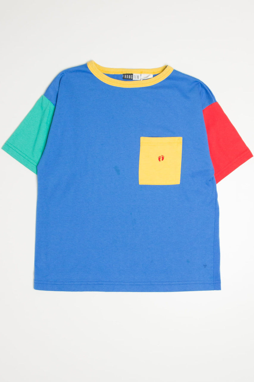Vintage Hang Ten Color Blocked T-Shirt