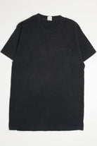 Black Single Stitch Pocket T-Shirt