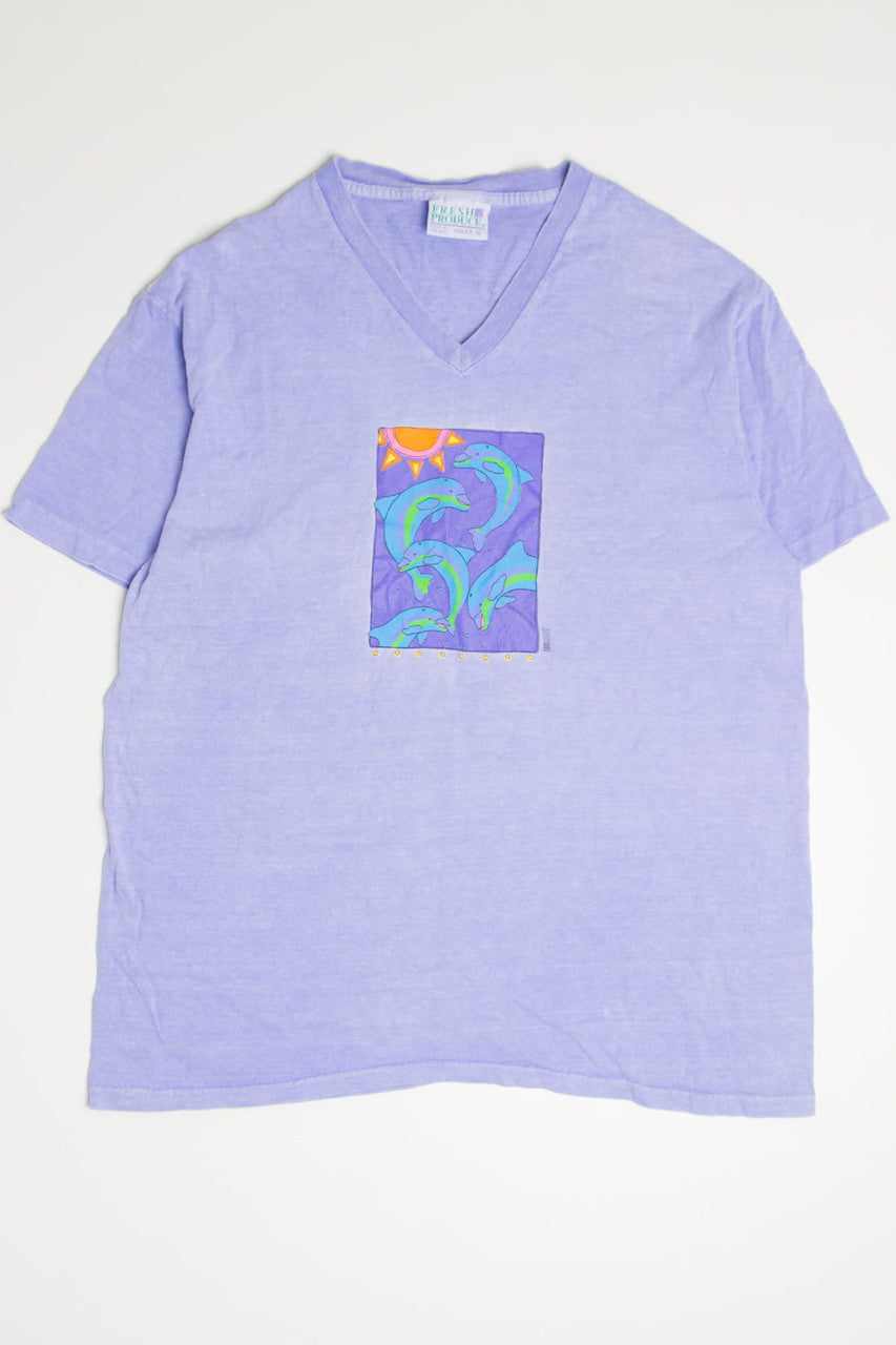 Vintage Stone Washed Dolphins T-Shirt