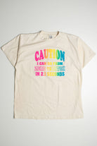 Vintage 'Caution' T-Shirt