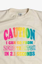 Vintage 'Caution' T-Shirt