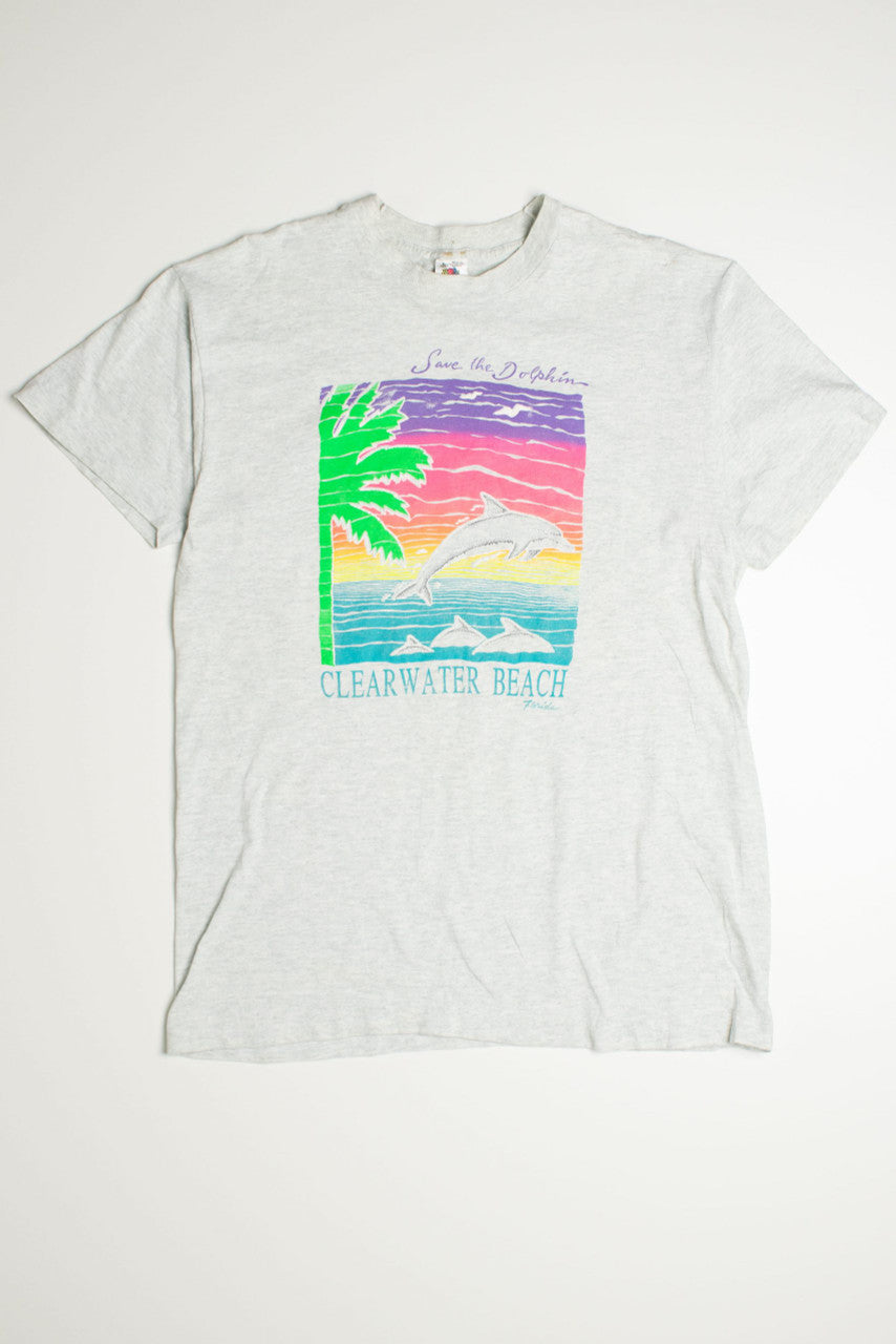 Vintage Dolphin Clearwater Beach T-Shirt (1990s)