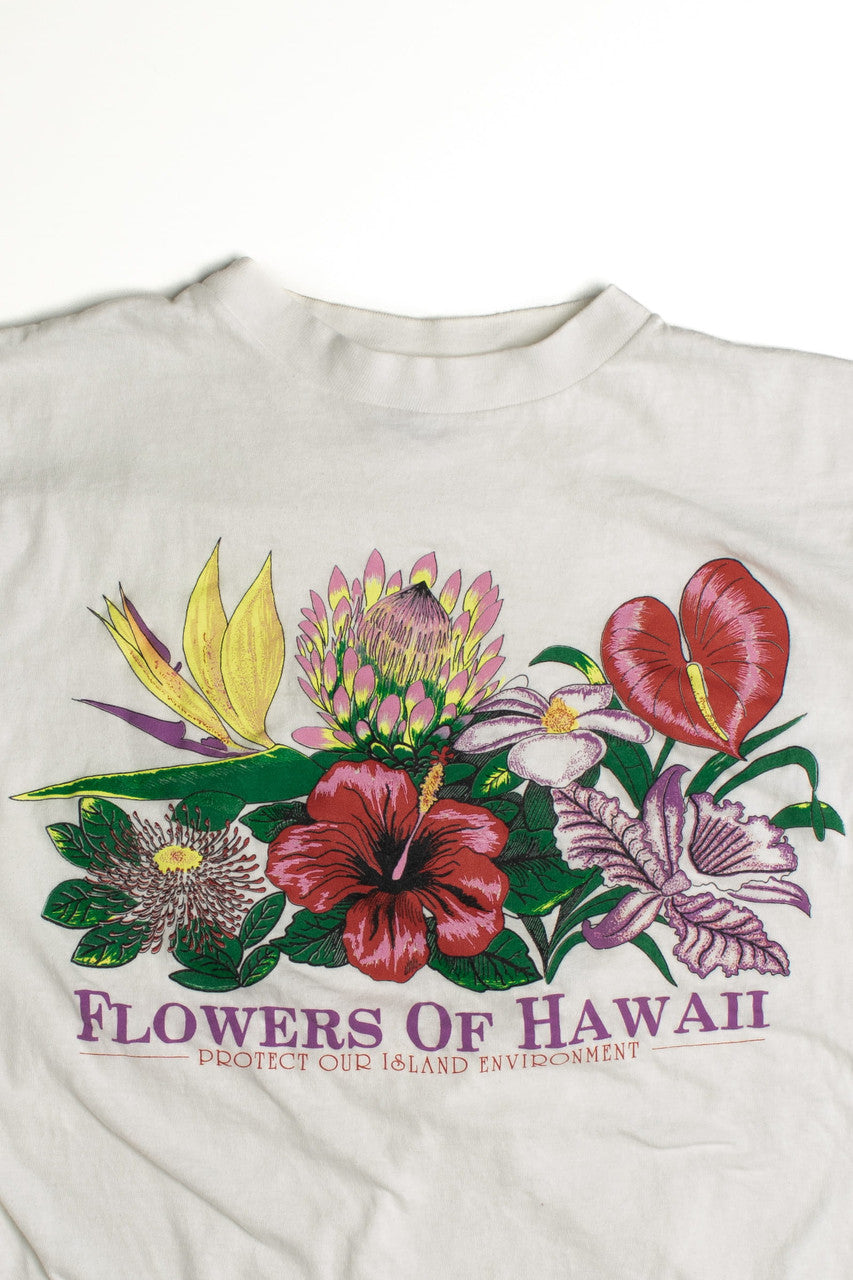 Vintage Hawaiian Flowers T-Shirt